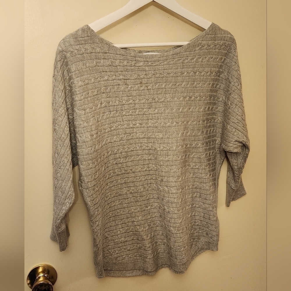 Stitch Fix Market and Spruce Sweater boatneck dollman sleeves Size Small